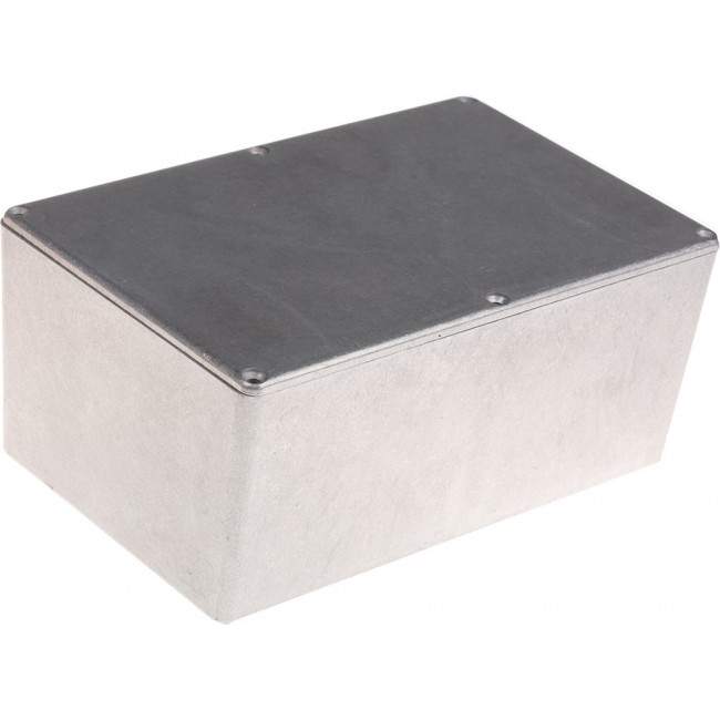 1590WE, 1590 Series Natural Die Cast Aluminium Enclosure, IP65, Natural Lid, 188 x 120 x 80.291mm