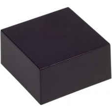 Black ABS Enclosure, IP52, Black Lid, 41.8 x 41.8 x 21.5mm