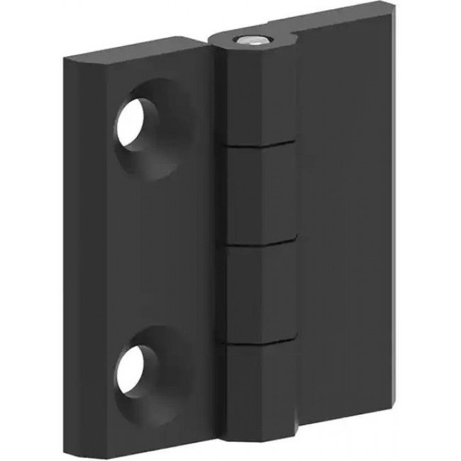 299122, Leaf Hinge Zamak Black Coating