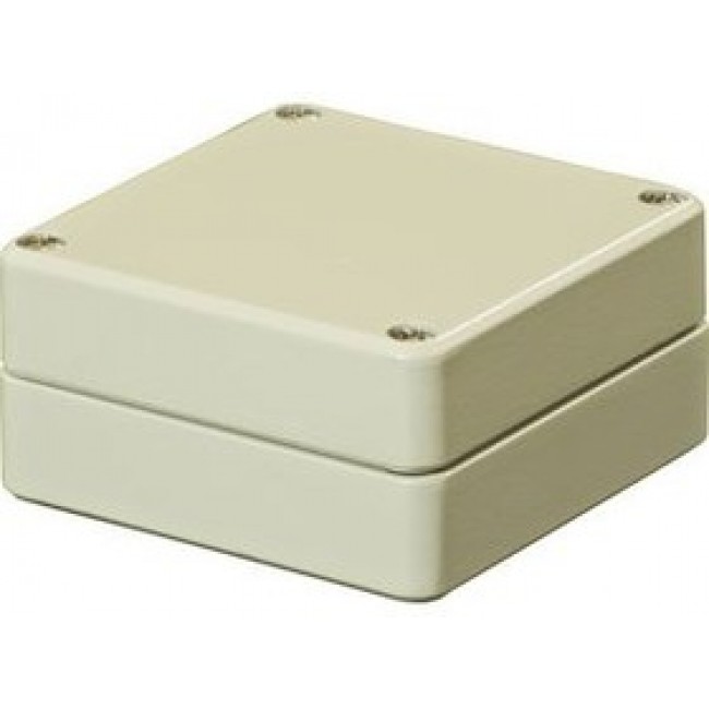 102.080.000, Metal Enclosure aluNORM 80x80x40mm Aluminium Alloy Pebble Grey IP66