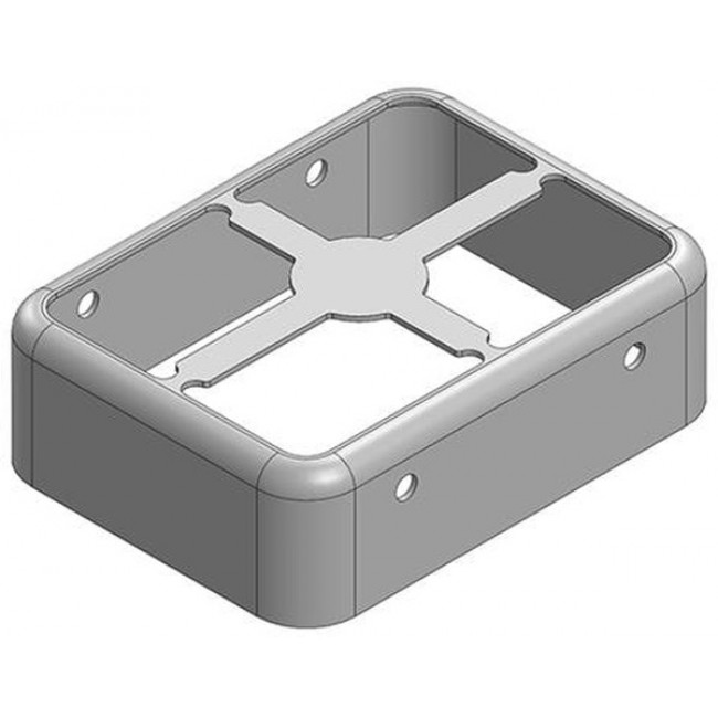 MS263-20F, EMI Gaskets, Sheets, Absorbers & Shielding 26.3 x 19.8 x 8.1mm Two-piece Drawn-Seamless RF Shield/EMI Shield FRAME (CRS)