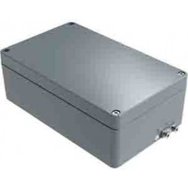 Grey Die Cast Aluminium Enclosure, IP66, IK09, Grey Lid, 91 x 160 x 160mm