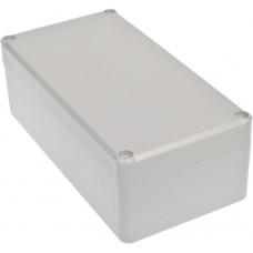 Grey ABS Enclosure, IP65, IK09, Grey Lid, 158.15 x 82.2 x 54.9mm