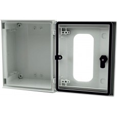 Fibreglass Reinforced Polyester Wall Box, IP66, Viewing Window, 300 mm x 250 mm x 140mm