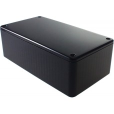 Black ABS General Purpose Enclosure, IP54, Black Lid, 150 x 80 x 50mm