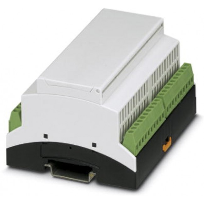 2202525, Vented Enclosure Type BC Series , 89.7 x 107.6 x 62.2mm, Polycarbonate DIN Rail Enclosure Kit