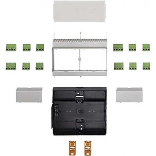 2202525, Vented Enclosure Type BC Series , 89.7 x 107.6 x 62.2mm, Polycarbonate DIN Rail Enclosure Kit