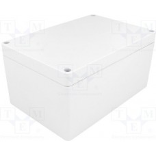 1554TGY, Enclosures, Boxes, & Cases General Enclosure - Grey/Grey Lid - 7.1 x 4.7 x 3.5in - ABS - N4X