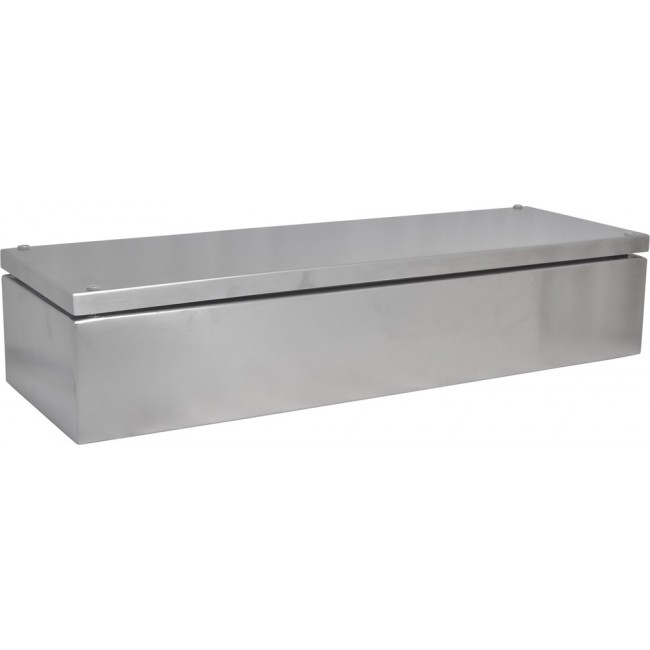 304 Stainless Steel Enclosure, IP66, 600 mm x 200 mm x 121mm