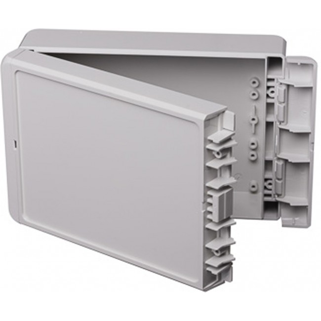 96034225 B 181306 ABS-7035, Bocube Series Light Grey ABS Enclosure, IP66, IP68, Light Grey Lid, 191 x 125 x 60mm