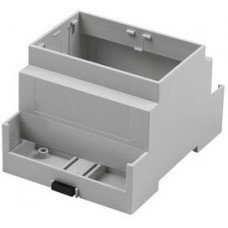 CNMB/4W/2, DIN Rail Module Box Size 4 Open Top Extended Walls Sides Open CNMB 90x71x58mm Light Grey Polycarbonate IP20