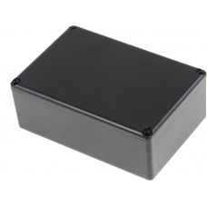 RX2010/S-5, Black ABS Potting Box With Lid, 74 x 50 x 28mm