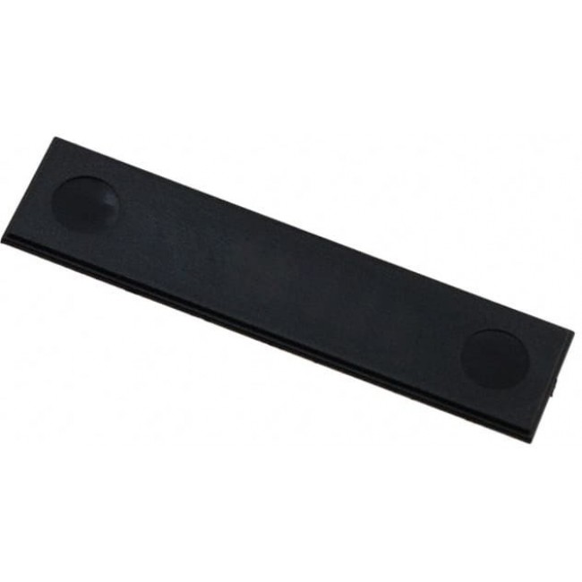 PBC-1561-C, Plastic, ABS Cover, Lid 1.970" L x 0.520" W x 0.055" H (50.04mm x 13.21mm x 1.40mm) Black