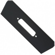 2024DB25, Plastic, ABS Panel, End 4.740" L x 1.360" W x 0.095" H (120.40mm x 34.54mm x 2.41mm) Black