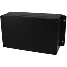 AN-2872-AB, Electrical Enclosures Aluminum Enclosure with Mounting Flanges Black (7.9 X 4.7 X 3 In)