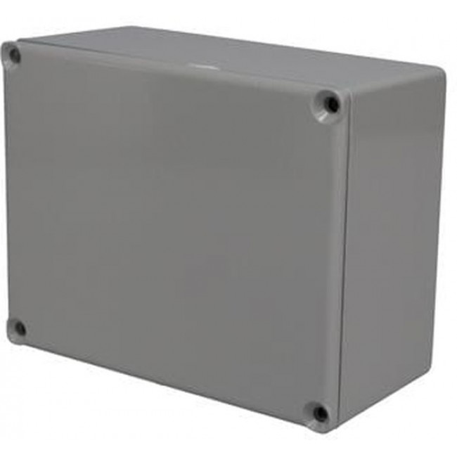 CU-234-G, Enclosures, Boxes, & Cases Econobox Aluminum Box Gray (4.7 X 3.7 X 2.2 In)