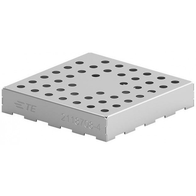 2118708-4, Board Mount EMI Enclosures 26.21 x 26.21 x 5.08mm One-piece Aluminum SMD