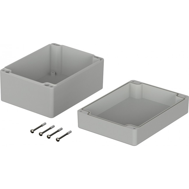 03238000, Enclosures for Industrial Automation ENCLOSURE, EUROMAS ABS, 120 X 160 X 90MM, LIGHT GRAY, T 238 AKA: 091216090