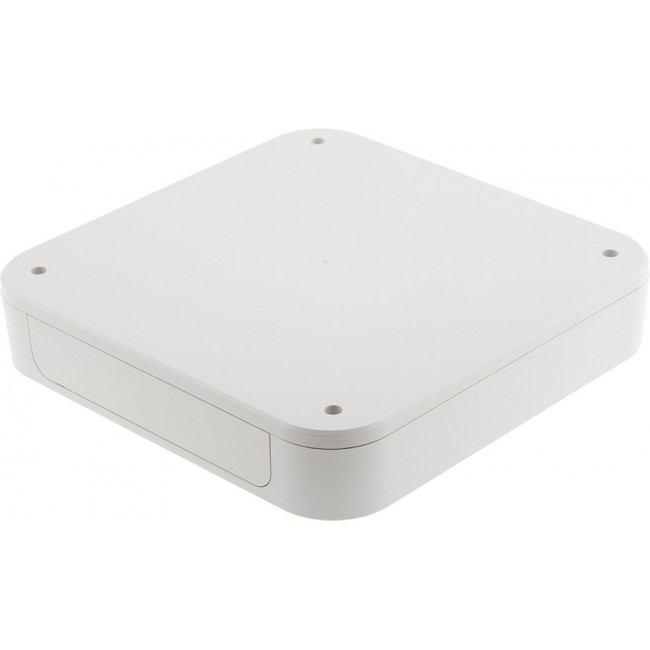 PF20-4-20W, PF Series White ABS Enclosure, IP40, White Lid, 200 x 200 x 40mm