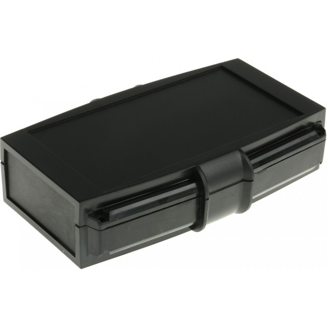 CHH662BBK, 66 Series Black ABS Handheld Enclosure, Integral Battery Compartment, IP65, 145 x 95 x 35mm