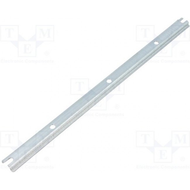 ARM0825, DIN rail; steel; W: 15mm; L: 240mm; ALN082506,ALN162609