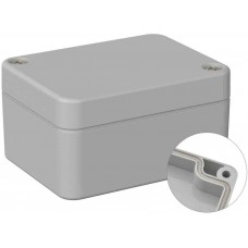 Grey ABS General Purpose Enclosure, IP66, IK07, Grey Lid, 50 x 65 x 35mm