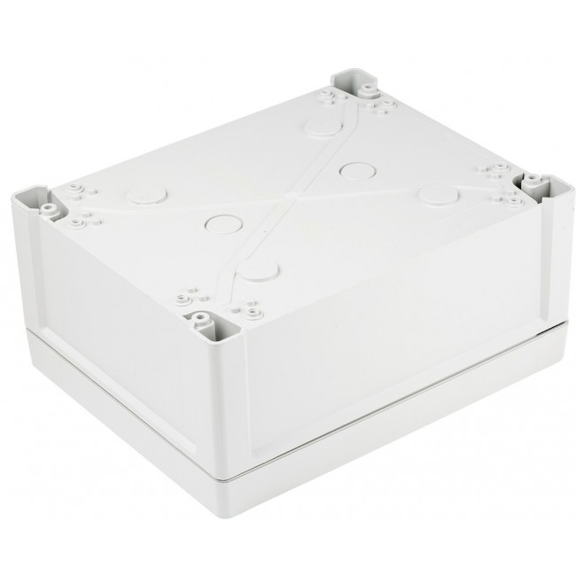 TA 241911 ENCLOSURE, TEMPO Series Grey ABS Enclosure, IP65, Grey Lid, 240 x 191 x 107.4mm