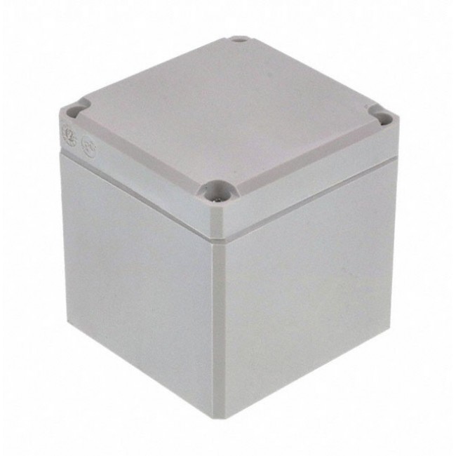 Q889PCD, QLine D Enclosure Type 4X, 82x80x86mm, Light Gray, Polycarbonate