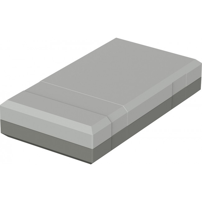 32153002 EG 1530, Elegant Series Grey Polystyrene Enclosure, IP40, Grey Lid, 150 x 82 x 30mm