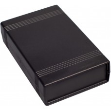 Black ABS Enclosure, IP30, IK06, 147.6 x 92.5 x 36.2mm