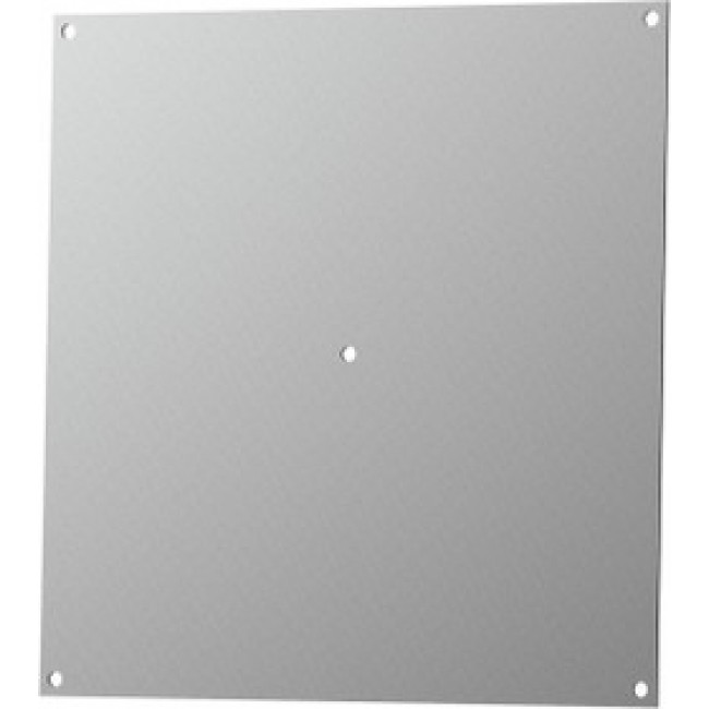 Mounting plate, sheet steel, (L x W x H) 262 x 198 x 2 mm, 42432101