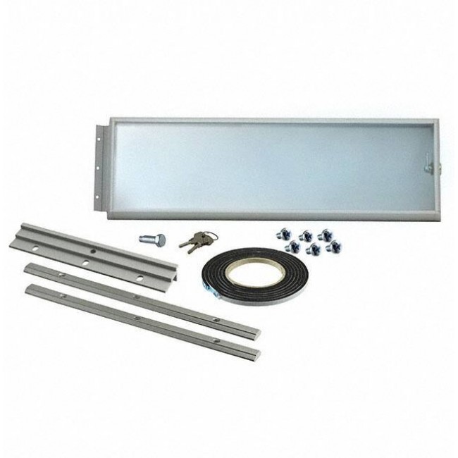 3751320, RC FRONT DOOR WITH GLASS 3U/19"