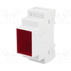 Z106JFCZ PS, Корпус на DIN-рейку, Y 90мм, Х 35мм, Z 65мм, полистирен, серый