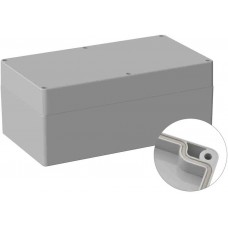 Grey ABS General Purpose Enclosure, IP66, IK07, Grey Lid, 200 x 360 x 149.5mm