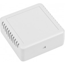 White ABS Enclosure, IP20, IK06, White Lid, 75.8 x 75.8 x 30.2mm