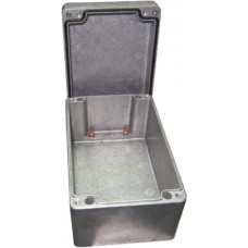 Silver Die Cast Aluminium Enclosure, IP66, Silver Lid, 175 x 80 x 57mm