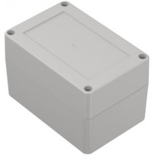 Light Grey Polycarbonate Enclosure, IP65, Light Grey Lid, 120 x 80 x 75.2mm