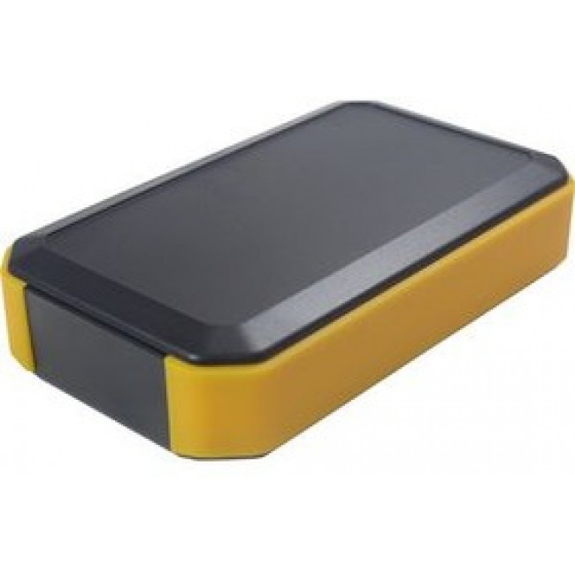 WH145-33-M3-BY, Handheld Waterproof Enclosure WH 88x146x33mm Black / Yellow ABS IP67