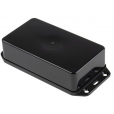 Black ABS Enclosure, IP54, Black Lid, 135.8 x 64.55 x 31.5mm