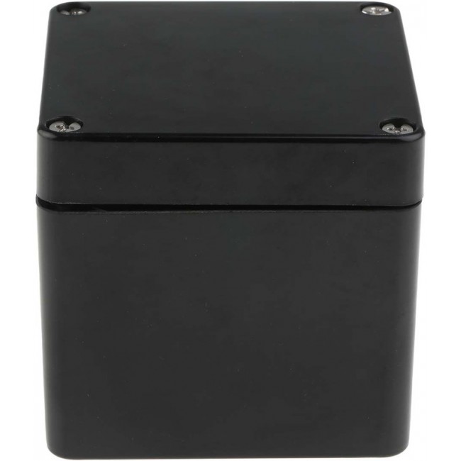 Black Fibreglass Reinforced Polyester Enclosure, IP66, IP67, IP68, 80 x 75 x 75mm