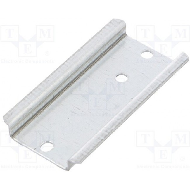 NS-35-66, DIN rail; steel; W: 35mm; H: 7.5mm; L: 66mm; for enclosures