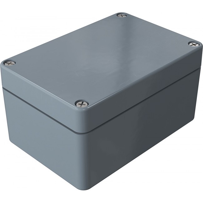 020811060, Polyester Standard Series Grey Glass Fibre Reinforced Polyester Enclosure, IP66, IK08, Grey Lid, 110 x 75 x 55mm