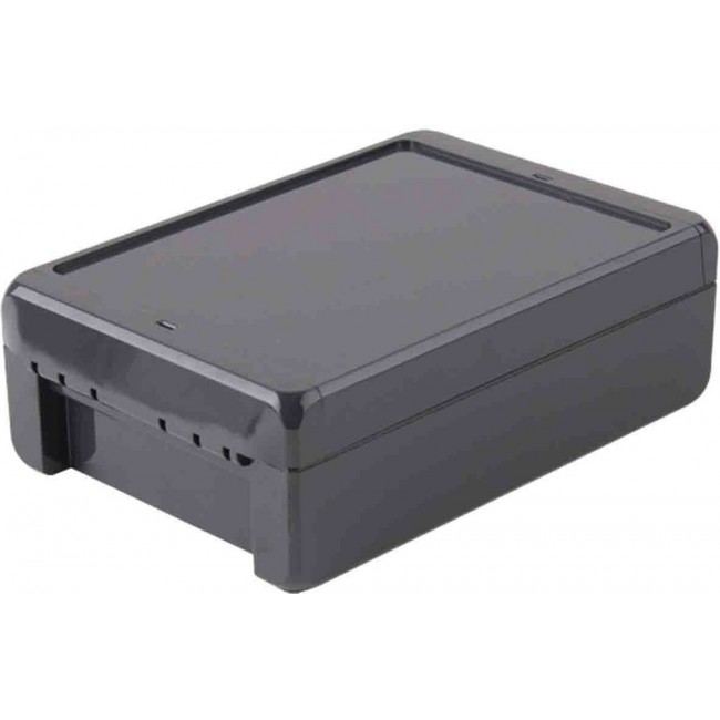 96014224 B 181306 PC-V0-7024, Bocube Series Graphite Grey Polycarbonate V0 Enclosure, IP66, IP68, IK07, Graphite Grey Lid, 191 x 125 x 60mm