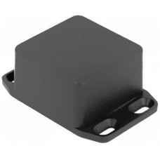 Aluminum die cast enclosure, (L x W x H) 51 x 51 x 31 mm, black (RAL 9005), IP54, 1590LBFLBK