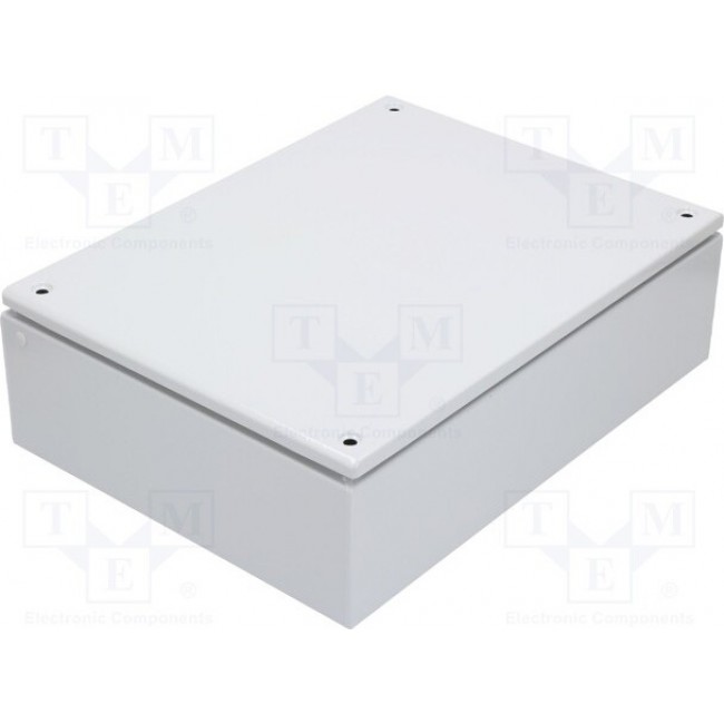 Steel enclosure, (L x W x H) 300 x 400 x 120 mm, light gray (RAL 7035), IP66, NSYSBM304012