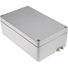 Grey Aluminium Enclosure, IP65, IP66, IP67, IP68, Grey Lid, 90 x 260 x 160mm