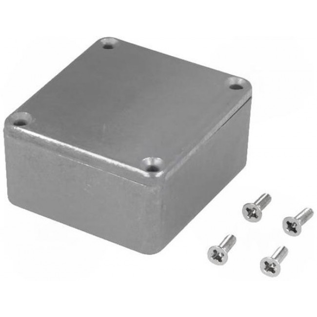 Aluminum enclosure, (L x W x H) 60 x 55 x 26 mm, natural, IP54, 1550Q