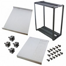 19 inch desktop enclosure, 4 U/84 HP, (W x H x D) 471 x 191.6 x 391 mm, aluminum, gray, 14575-267