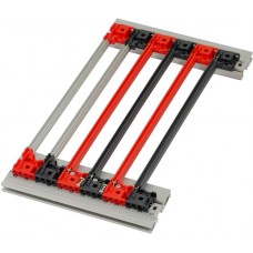 64568090, Guide Rail With Coding for CompactPCI/ VME64x - PC - 160 mm Board Depth - 2 mm Groove Width - Polycarbonate - Gre ...