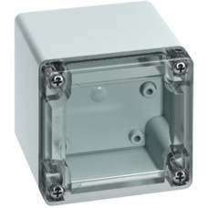 20150301, TG Series Grey Polycarbonate Enclosure, IP66, IP67, Grey Lid, 84 x 85 x 82mm